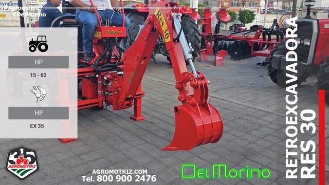 RETROEXCAVADORA PARA TRACTOR - DEL MORINO, LA MÁS ROBUSTA DEL MERCADO смотреть онлайн