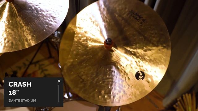 Crash 18" Dante STADIUM - Domene Cymbals смотреть онлайн