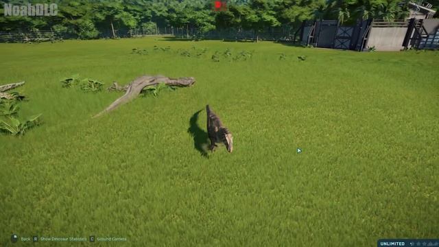 Metriacanthosaurus(Modified) VS Carcharodontosaurus, Spinoraptor, Giganotosaurus, T-Rex - JWE смотреть онлайн