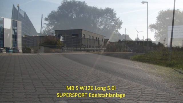 Mercedes Benz S-Klasse W126 5.6 L Tuning w/ Sports Exhaust Sound смотреть онлайн