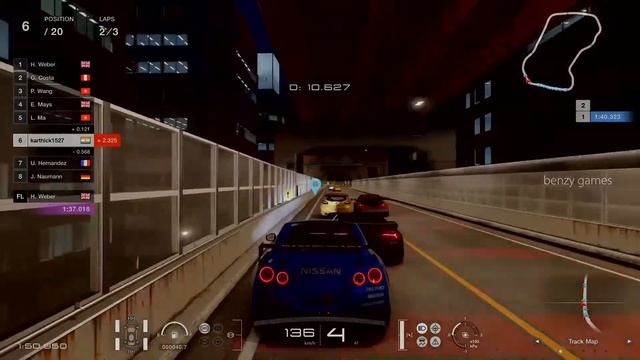 Nissan GT - R | Tokyo Expressway Central | Gran Turismo™ SPORT Gameplay смотреть онлайн