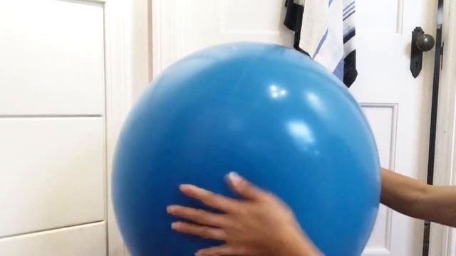 Blow up 36” blue balloon смотреть онлайн