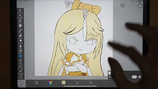 Drawing NINGGUANG | Genshin Impact | Ibis Paint X Tutorial смотреть онлайн