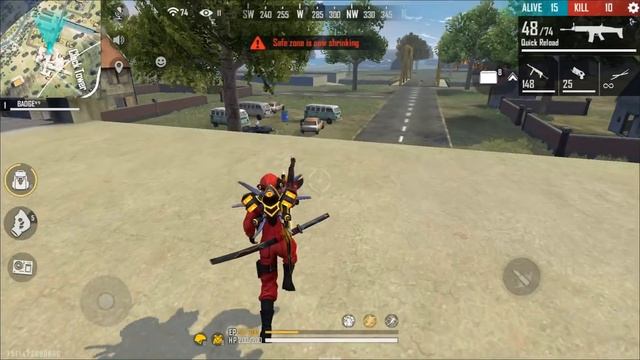 New Scar 🔥 Megalodon Gameplay Solo vs Squad - Garena Free Fire смотреть онлайн