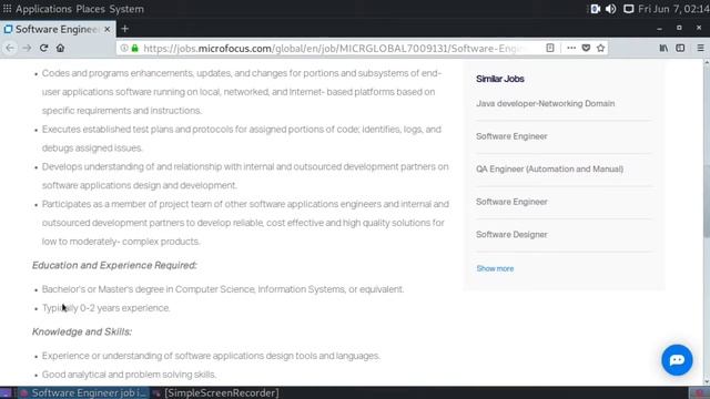 Software Engineer at Microfocus | Fresher | Learning Phase смотреть онлайн