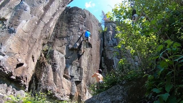 Thunder Bay Climbing | Happy Fish - 5.12a | Aric Fishman смотреть онлайн