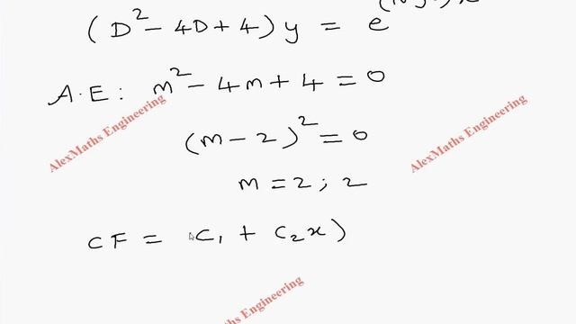 Higher Order Linear Differential Equations with Constant Coefficients Problem 16 смотреть онлайн