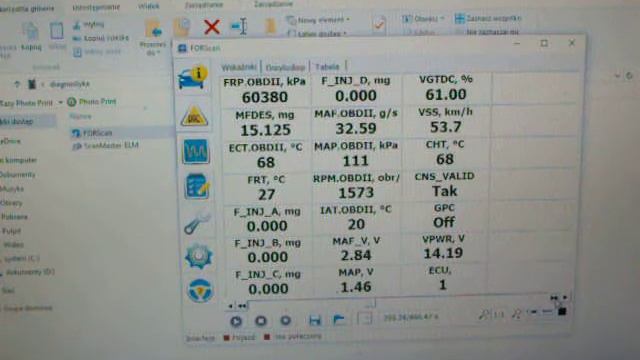 Mondeo 2004r 2.0 TDCI Zapis Forscan