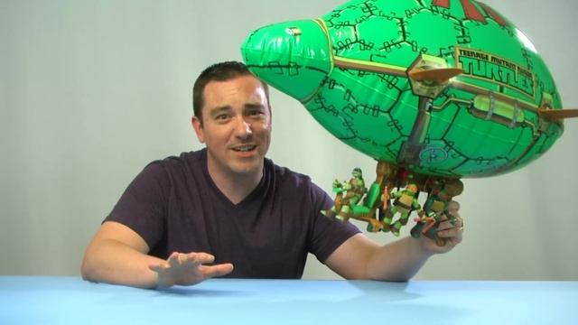 Nickelodeon Teenage Mutant Ninja Turtles High Flyin' Turtle Blimp Video Review смотреть онлайн