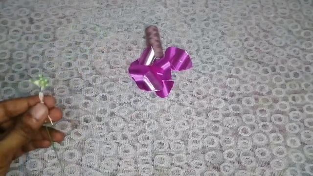 How to make plastic ribbon flowers/easy ribbon flowers смотреть онлайн