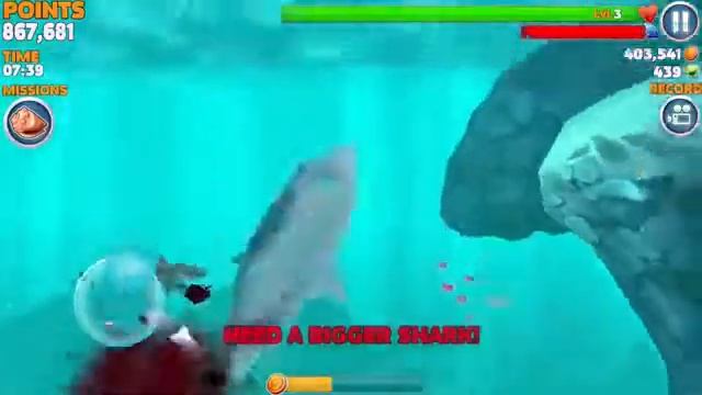 Hungry Shark Evolution-обзор"Мегалодон" смотреть онлайн