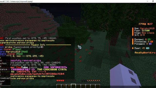 КАК СДЕЛАТЬ ПРИВАТ В МАЙНКРАФТЕ смотреть онлайн