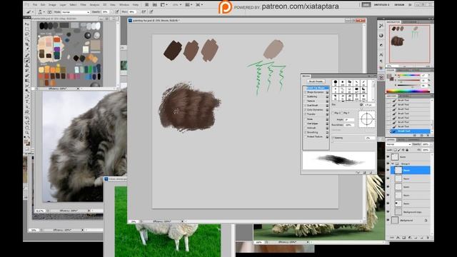 How to paint fur and PIGs can fly Part 1 #Patreon Stream 21 смотреть онлайн
