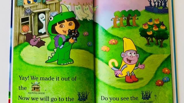 Dora the Explorer The Halloween Cat - Read Aloud Books for Toddlers, Kids and Children смотреть онлайн