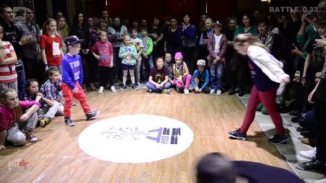 Battle 0,33 KIDS 1/2 Аслаев Марат VS Куликова Ксюша смотреть онлайн