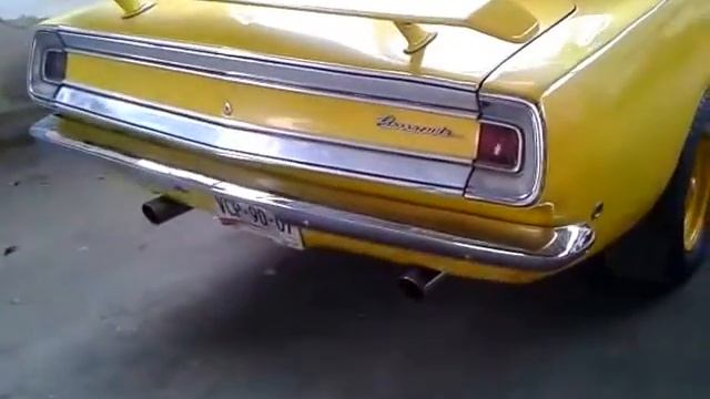 Barracuda 1968" Prueba de encendido,motor 360 modificado!! смотреть онлайн