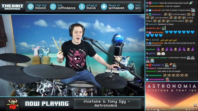 ASTRONOMIA ON DRUMS!!! смотреть онлайн