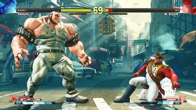 This is a bullying...Abigail vs M. Bison (Hardest AI) - Street Fighter V смотреть онлайн