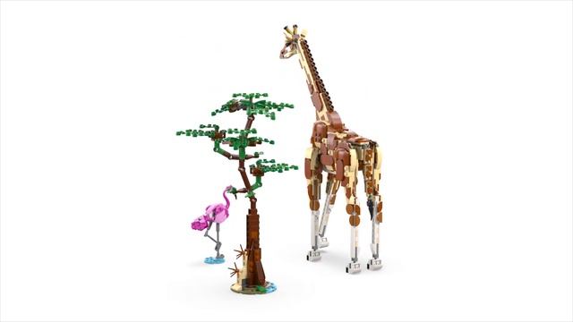 LEGO Creator Дикие животные сафари 31150 смотреть онлайн