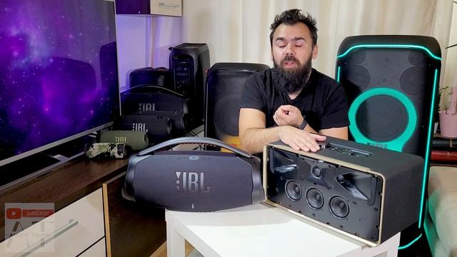 JBL Authentics 500 VS JBL Boombox 3 Sound Test Comparison
