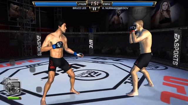 EA Sports UFC | Bruce Lee Vs Khabib Nurmagomedov | Android Gameplay смотреть онлайн