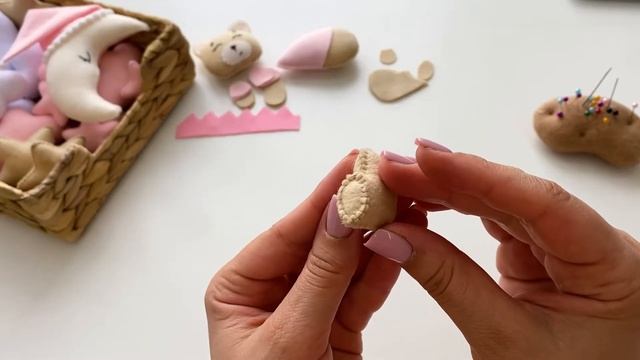 DIY | Sew a baby mobile for a newborn | Step by Step Tutorial смотреть онлайн