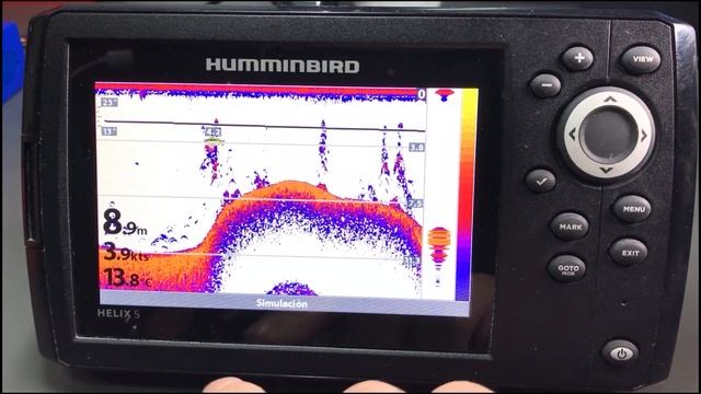 ▶️ Funcionamiento BÁSICO De Sonda Humminbird Helix 5 CHIRP GPS G2 #1