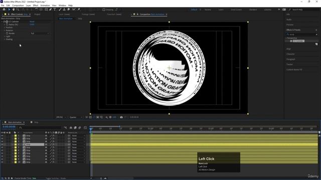 32 - 01 Advanced Cylindrical Kinetic Typography