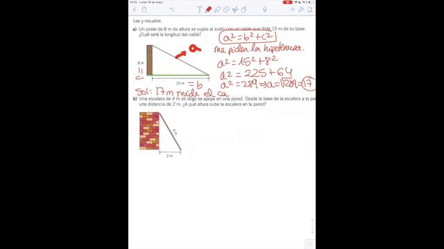 TEOREMA DE PITÁGORAS IV