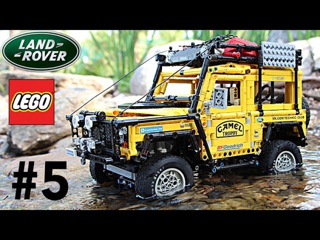VERY COOL LEGO Land Rover Defender Camel Trophy Experience with SBrick. Episode 5 смотреть онлайн
