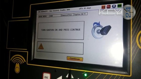 Zed-FULL - OBD - Chevrolet Captiva 2012 год (программирование ключей)