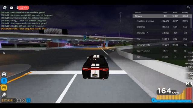 Quick POV Drive in 2018 Dodge Charger Scat Pack (Customized) - ROBLOX Driving Empire смотреть онлайн