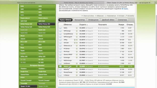 Лучший Мониторинг обменников- BestChange, покупка и продажа валют.