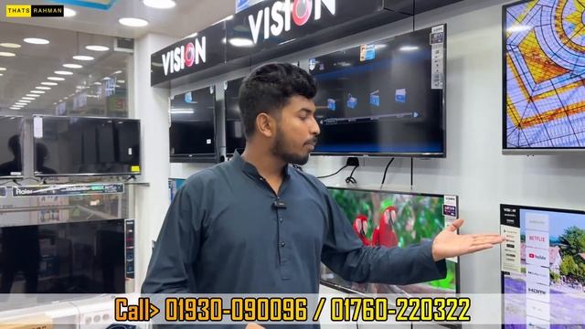 Vision 65" QLED TV 🔥 Vision Smart TV Update Price In Bangladesh 😱 Cheap Price Vision TV BD 2023 смотреть онлайн