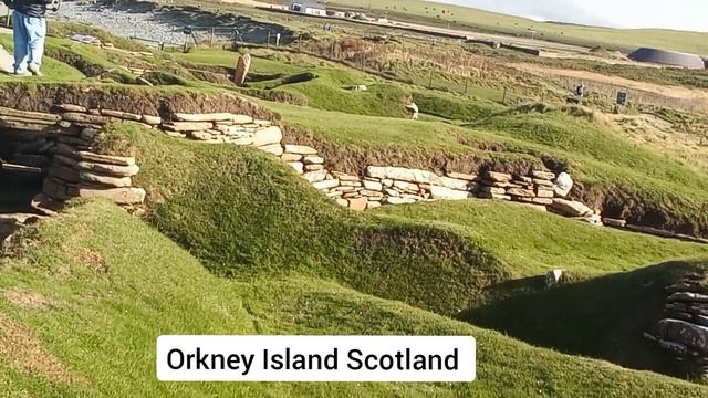 Skara Brae Orkney Islands Prehistoric stone houses built 5000 years ago Scotland Oct 2023 смотреть онлайн
