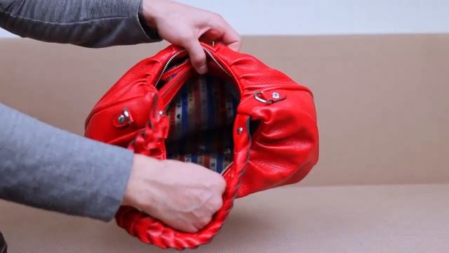 Обзор кожаной женской сумки KARYA 20837 смотреть онлайн