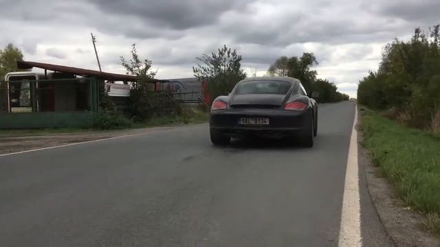 Porsche Cayman exhaust by Powerlab cz смотреть онлайн