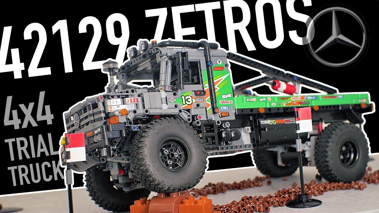 ОБЗОР 42129 LEGO Technic 4x4 Mercedes-Benz Zetros Trial Truck. Самый мощный внедорожник ЛЕГО! смотреть онлайн