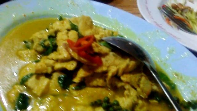 Thai Food at Ao Nang Beach Krabi [Wang Sai Seafood] смотреть онлайн