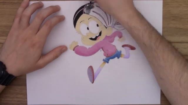 Drawing Ronnie Anne Santiago in 3D | The Casagrandes Fan Art смотреть онлайн