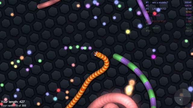 ОЧЕНЬ ОГРОМНЫЙ ЧЕРВЬ! ПУТЬ МАЛЕНЬКОГО ЧЕРВЯКА В Slither. io / Слизарио смотреть онлайн