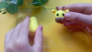 Лепим Жирафа🦒☀️ из воздушного пластилина