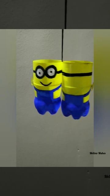 Conjoined Pen Stand made of Coca-Cola Pet Bottles | Bottle Art | Acrylic Painting смотреть онлайн