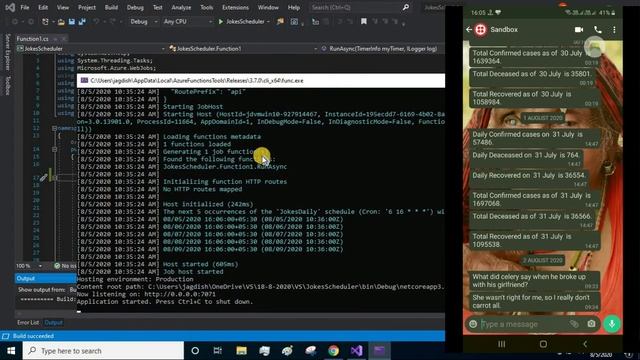WhatsApp Bot | Get Daily Jokes on WhatsApp using Azure Function and Twilio | [Sample] смотреть онлайн