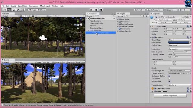Unity 3d First Person Character controller camera and movements|Tutorial # 12|Urdu/Hindi смотреть онлайн