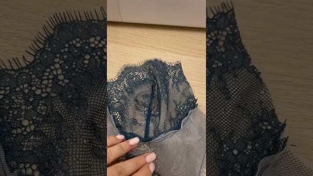 пошив лифа из кружева шантильи😍 смотреть онлайн