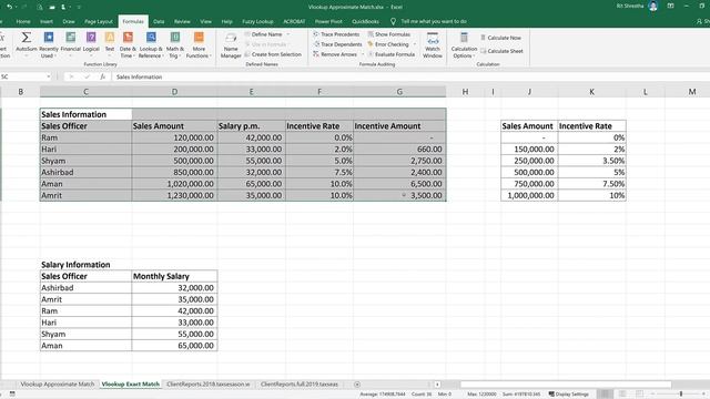 Microsoft Excel Vlookup Exact Match function - in Nepali смотреть онлайн