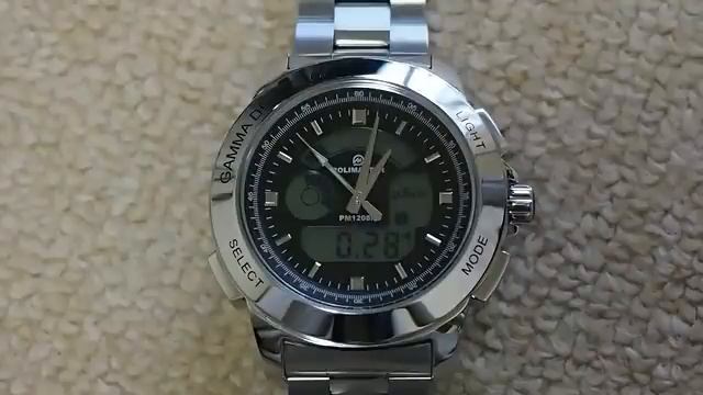 Polimaster PM1208M に線源を近づけたときの様子（2μSv/h） смотреть онлайн