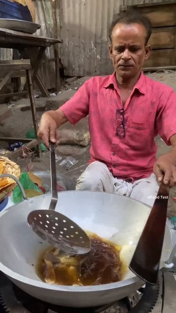 Twin Salty Papad Fried In Dirty Oil - Street Food #shorts смотреть онлайн