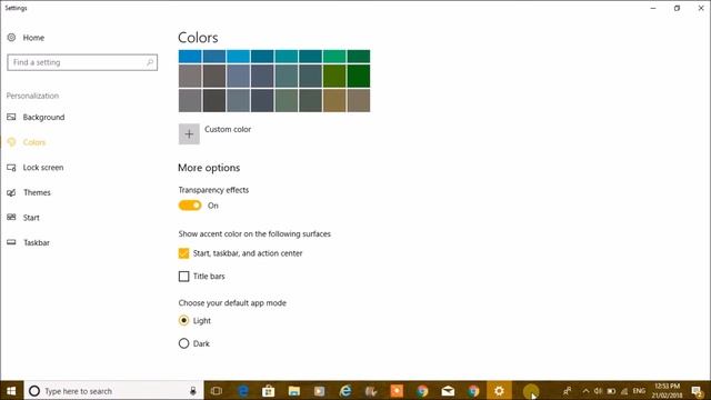 How to Change the Default color of Task Bar in windows смотреть онлайн